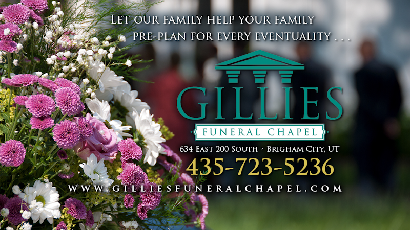 Funeral Services at Gillies Funeral Chapel in Brigham City, Utah | FuneralHome.site Gillies Funeral Chapel Brigham City Utah