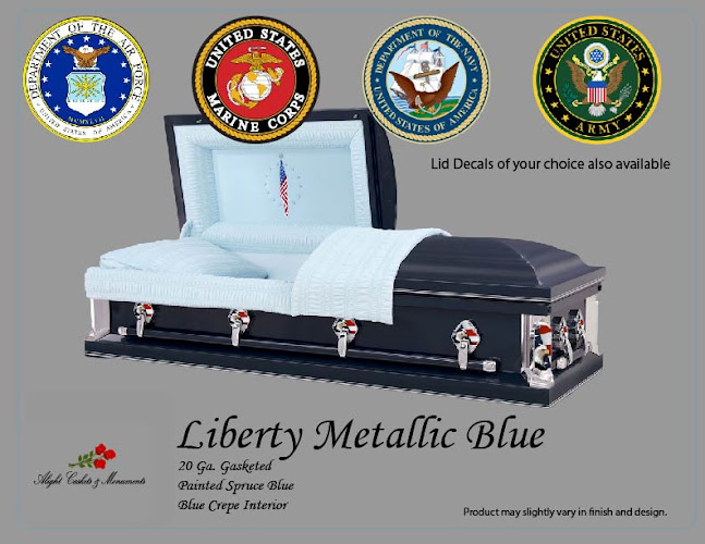 Funeral Services at Alight Caskets & Monuments in Henderson, North Carolina | FuneralHomes.fyi Alight Caskets & Monuments Henderson North Carolina