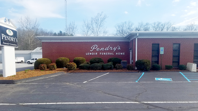 Funeral Services at Pendry’s Lenoir Funeral Home in Lenoir, North Carolina | FuneralHomes.fyi Pendry’s Lenoir Funeral Home Lenoir North Carolina