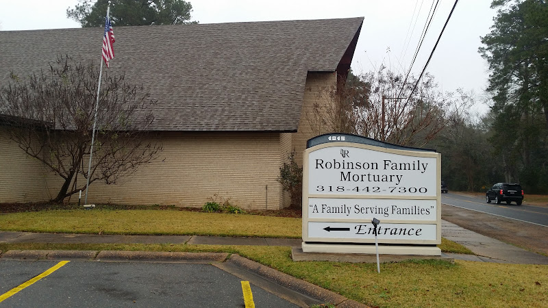 Funeral Services at Robinson Family Mortuary in Pineville, Louisiana | FuneralHomes.fyi Robinson Family Mortuary Pineville Louisiana