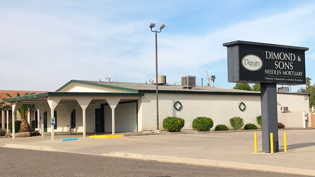 Dimond & Sons Needles Mortuary Needles California
