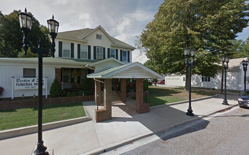 Funeral Services at Becker & Son Funeral Home in Mt Olive, Illinois | FuneralHomes.fyi Becker & Son Funeral Home Mt Olive Illinois