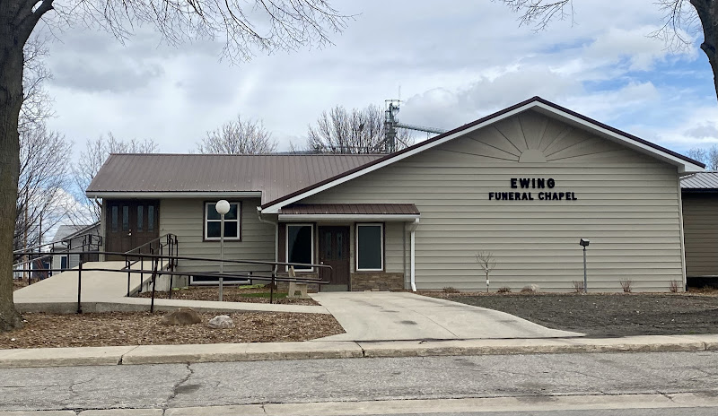 Funeral Services at Ewing Funeral Home & Monument Company in Britt, Iowa | FuneralHomes.fyi Ewing Funeral Home & Monument Company Britt Iowa