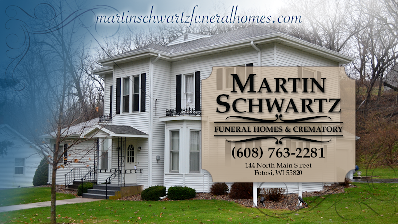 Funeral Services at Martin Schwartz Funeral Homes & Crematory in Potosi, Wisconsin | FuneralHomes.fyi Martin Schwartz Funeral Homes & Crematory Potosi Wisconsin