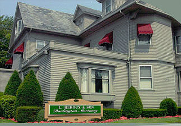 Darlington Mortuary Of L. Heroux & Son Pawtucket Rhode Island
