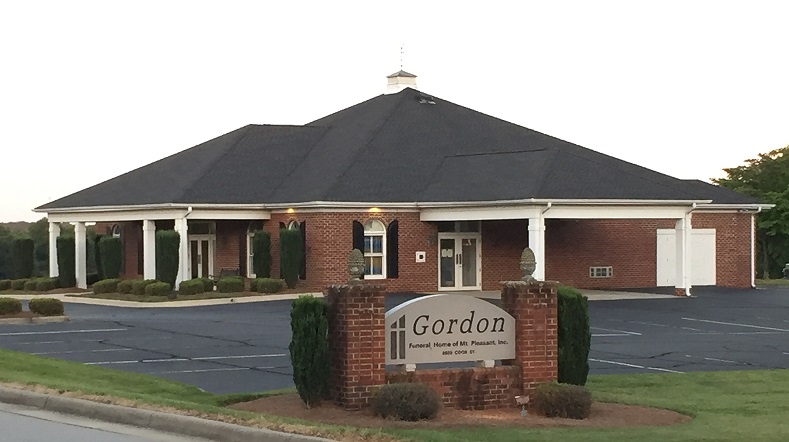 Funeral Services at Gordon Funeral Home & Crematory in Mt Pleasant, North Carolina | FuneralHomes.fyi Gordon Funeral Home & Crematory Mt Pleasant North Carolina