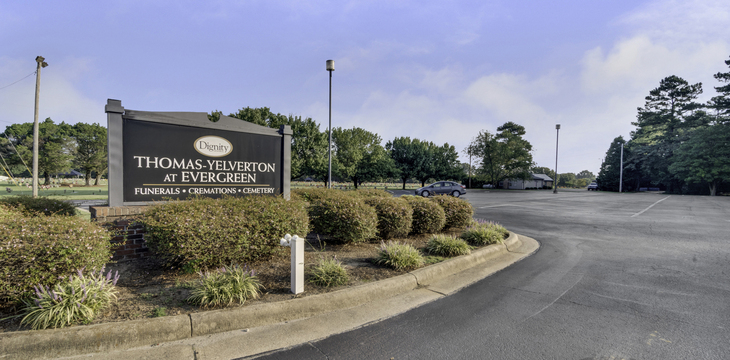 Thomas-Yelverton Funeral Service & Evergreen Memorial Gardens Wilson North Carolina