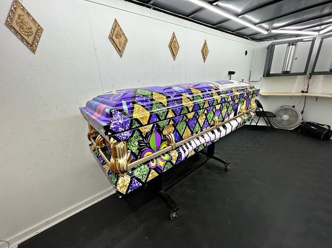 Funeral Services at In Memory Casket Wraps in Gulfport, Mississippi | FuneralHomes.fyi In Memory Casket Wraps Gulfport Mississippi